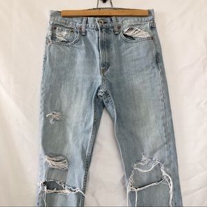 Rag & Bone Light Wash Distressed Jeans 25